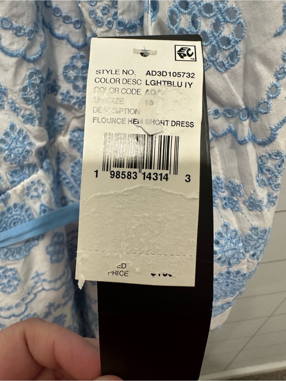 NWT Adrianna Papell Flounce Hem Short Dress 18W - Picture 6 of 13